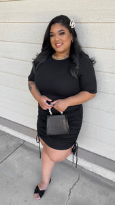 Cinch Me Up Dress || Plus Size