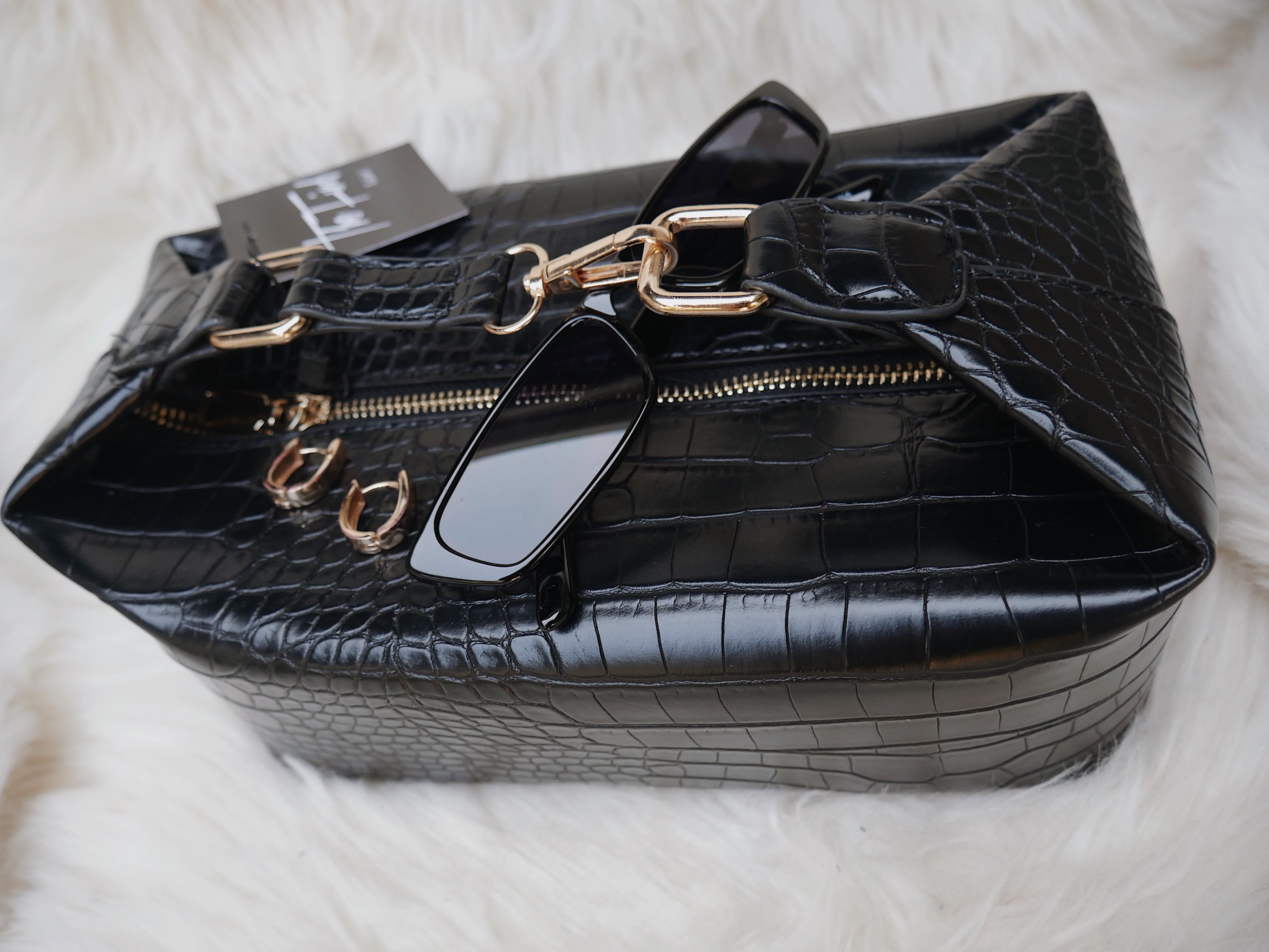 Versatile Crocodile Handbag