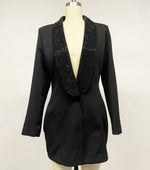 Load image into Gallery viewer, Midnight Madness Blazer Dress
